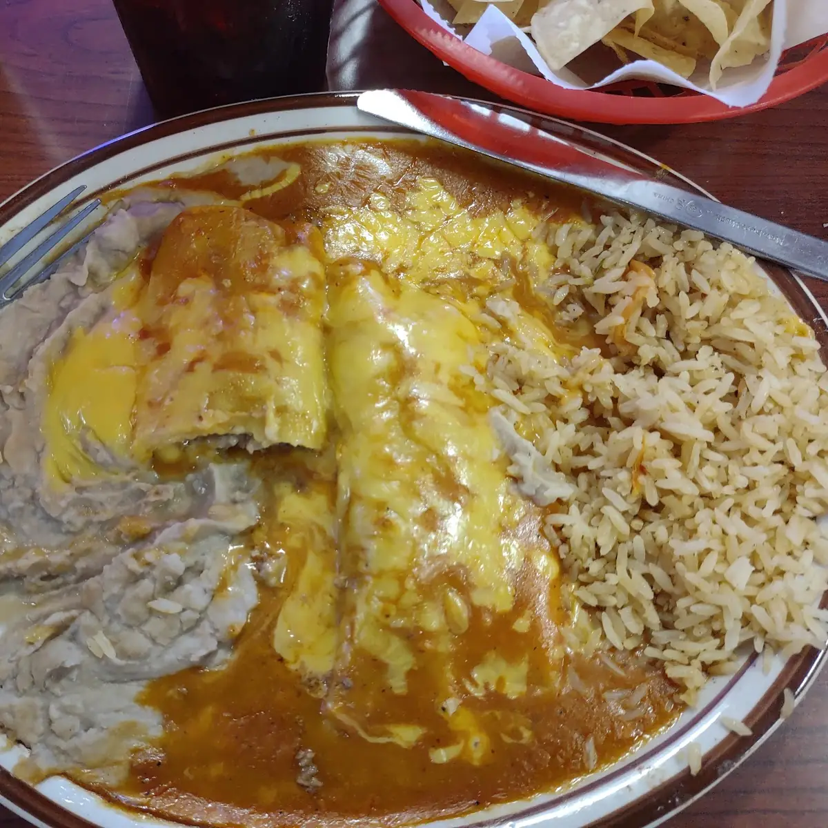 Spanish Rice & Refried Beans