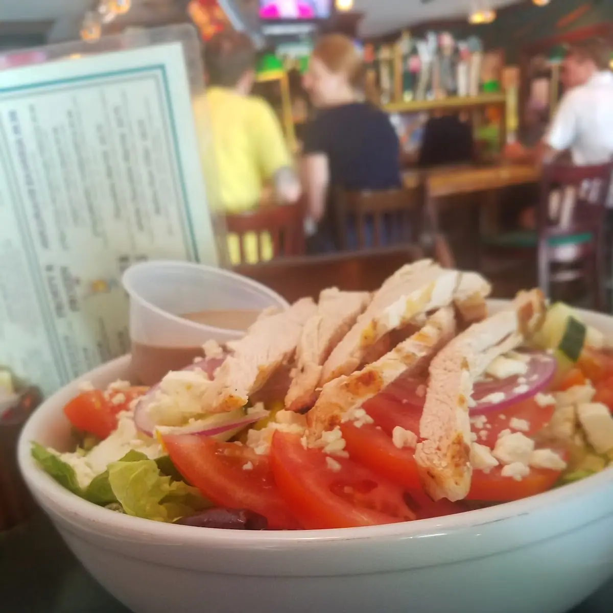 Greek Salad with Grilled Chicken