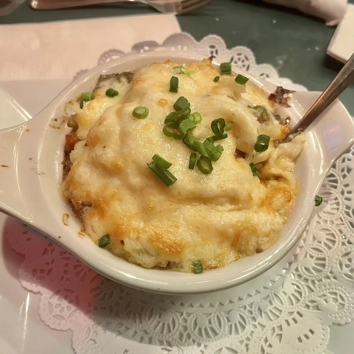 New England Clam Chowder Baked Four Onion