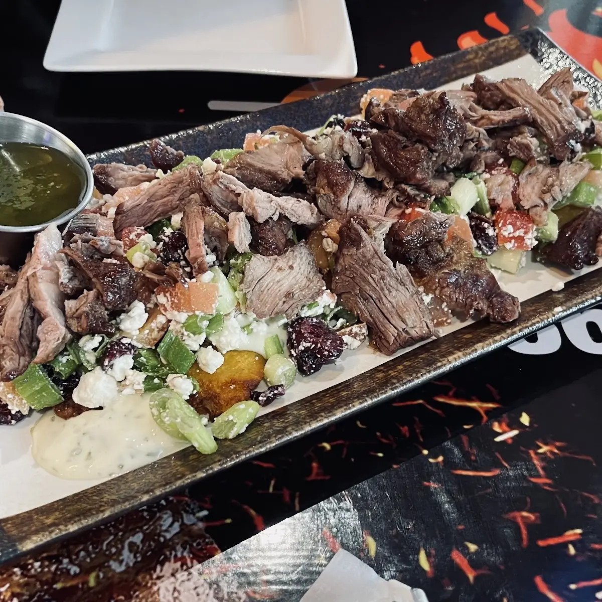 Tostones Rellenos Con Churrasco