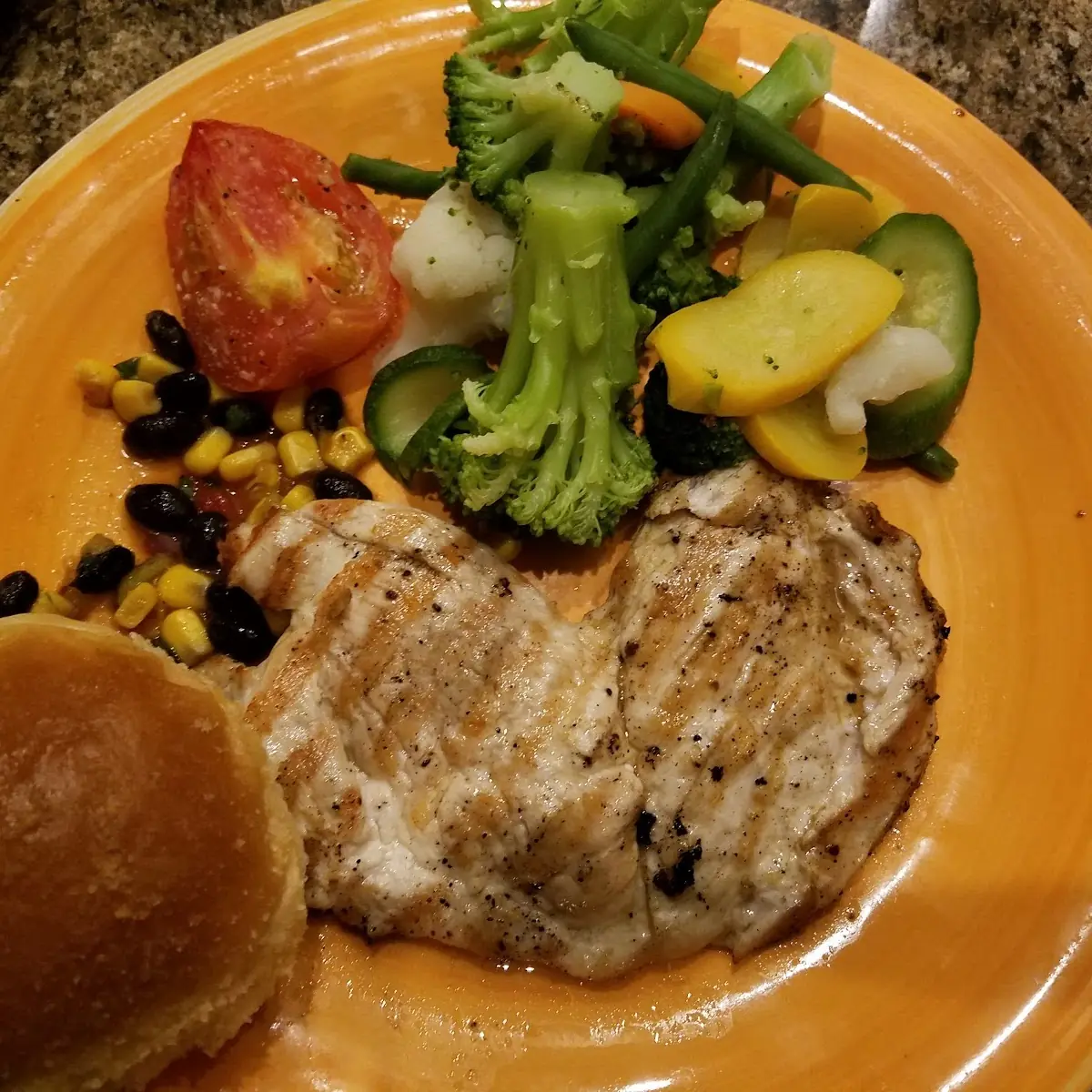 Grilled Chicken Breast Dinner