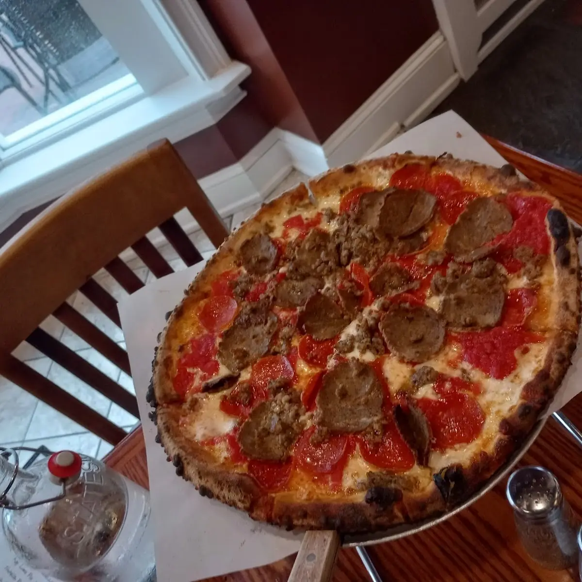 Meatball Pepperoni Pizza