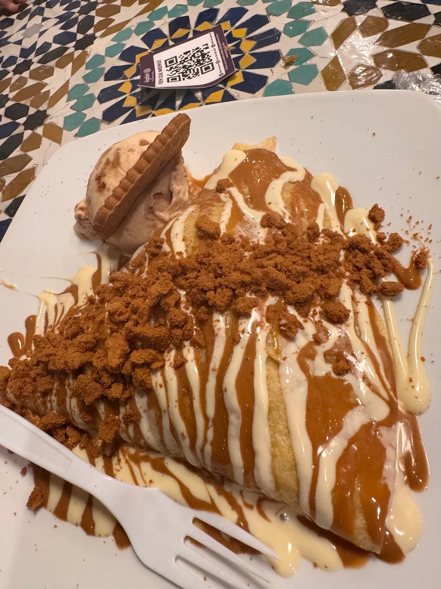 Banana Hazelnut Crepe