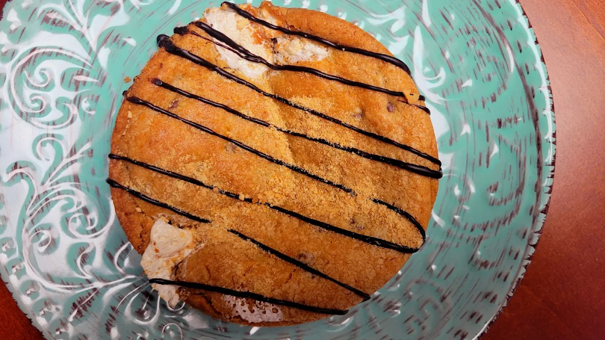 S'Mores Stuffed Cookie