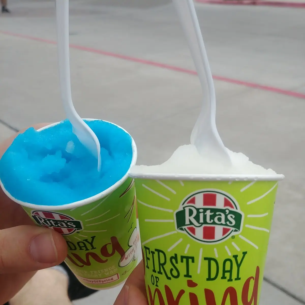 Blue Raspberry and Lemon Italian Ice