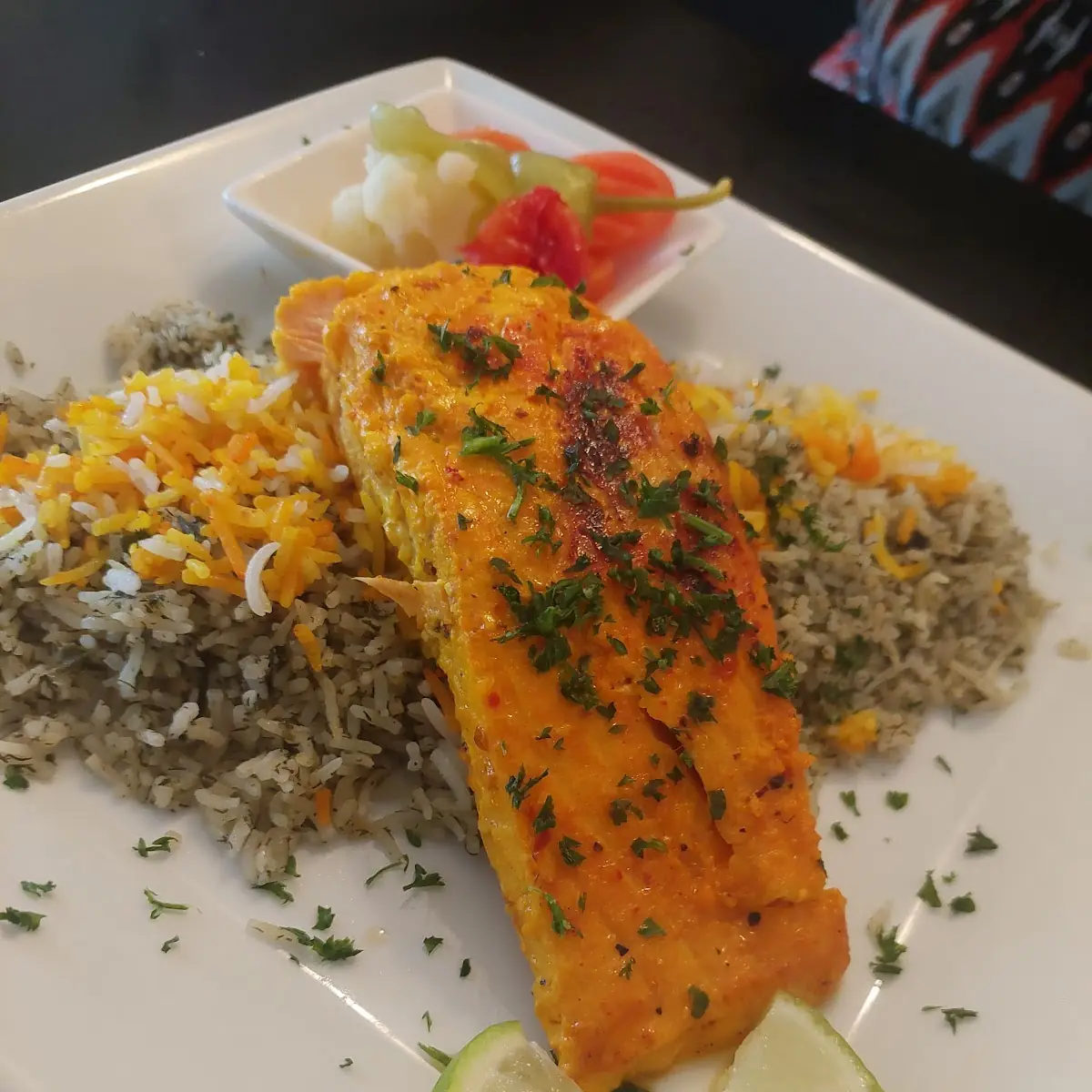 Curry Salmon Fillet