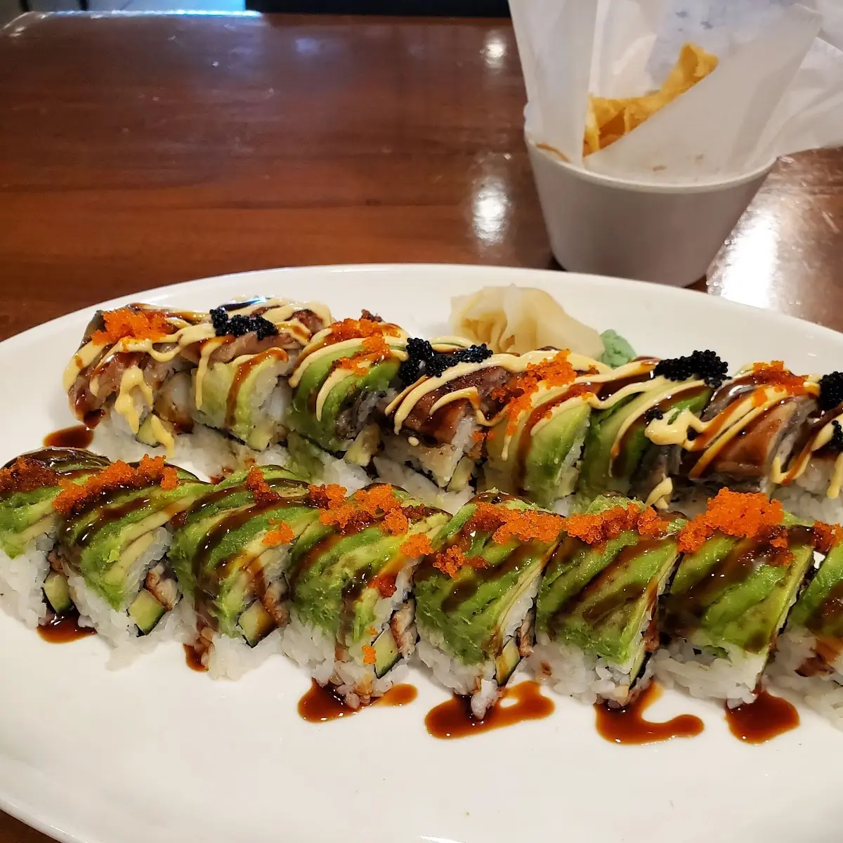 Dragon Roll and Tiger Roll