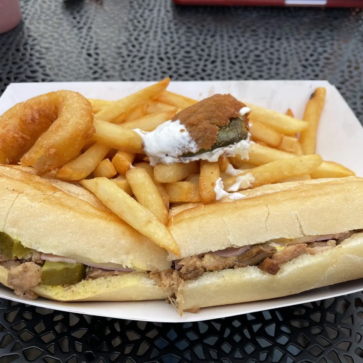 Cuban Sandwich Fries