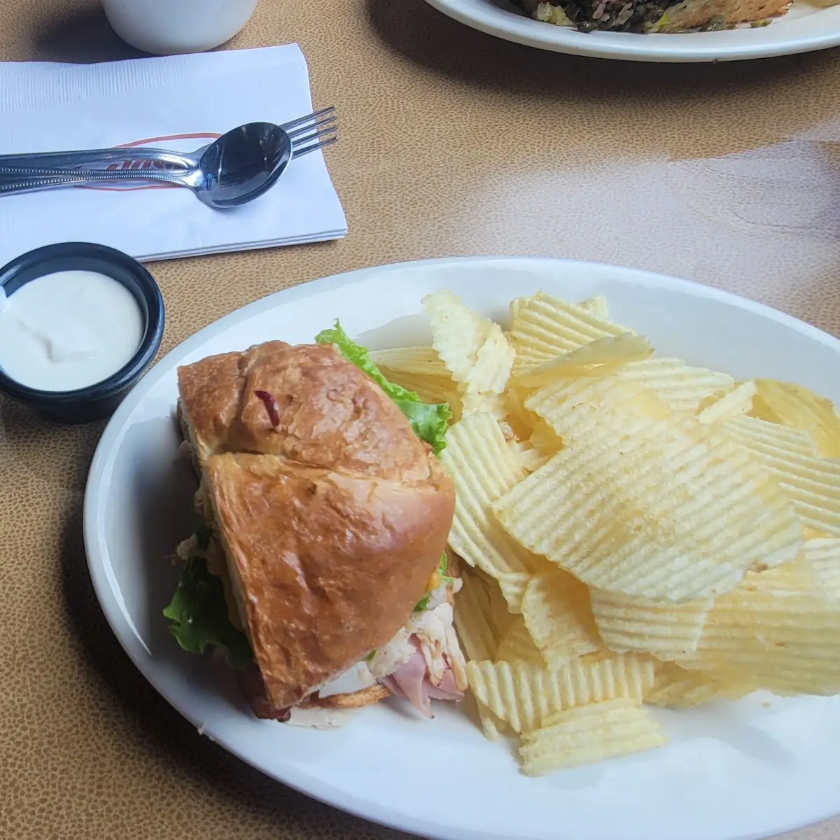 Fruit Cup Club Sandwich Chip