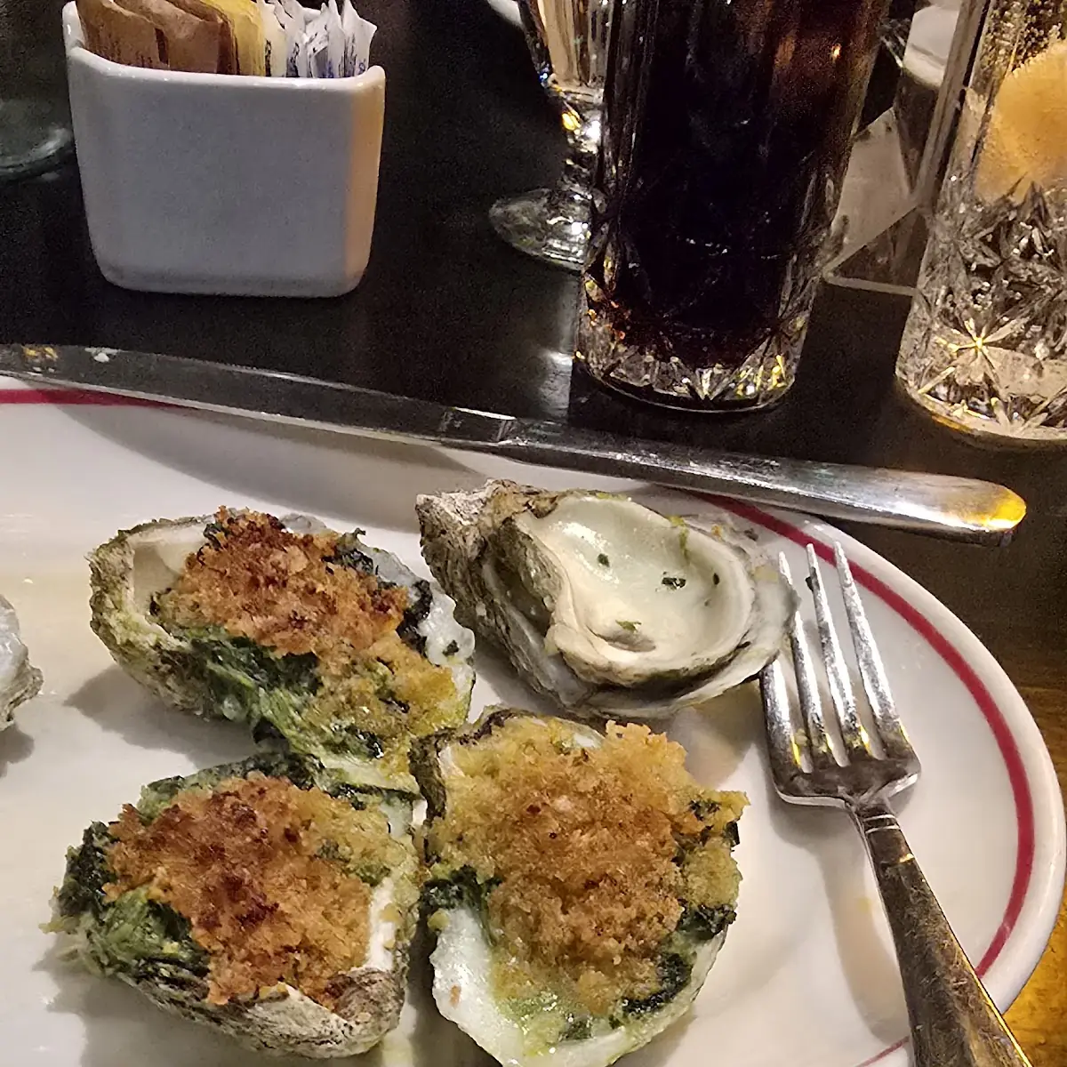 Oysters Rockefeller