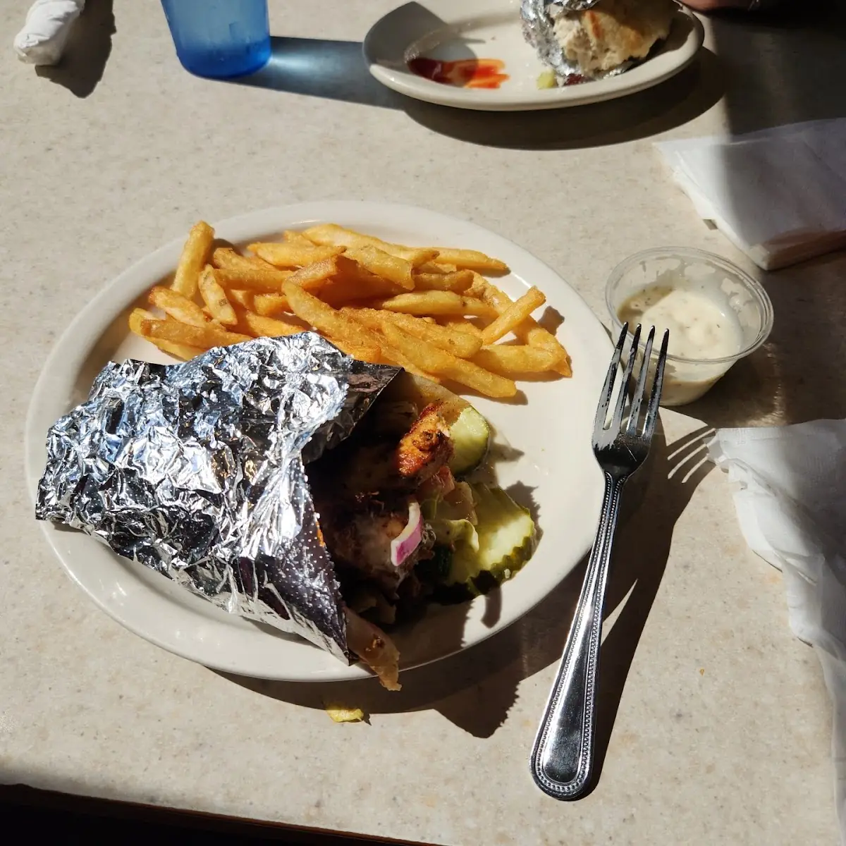 Greek Chicken Wrap