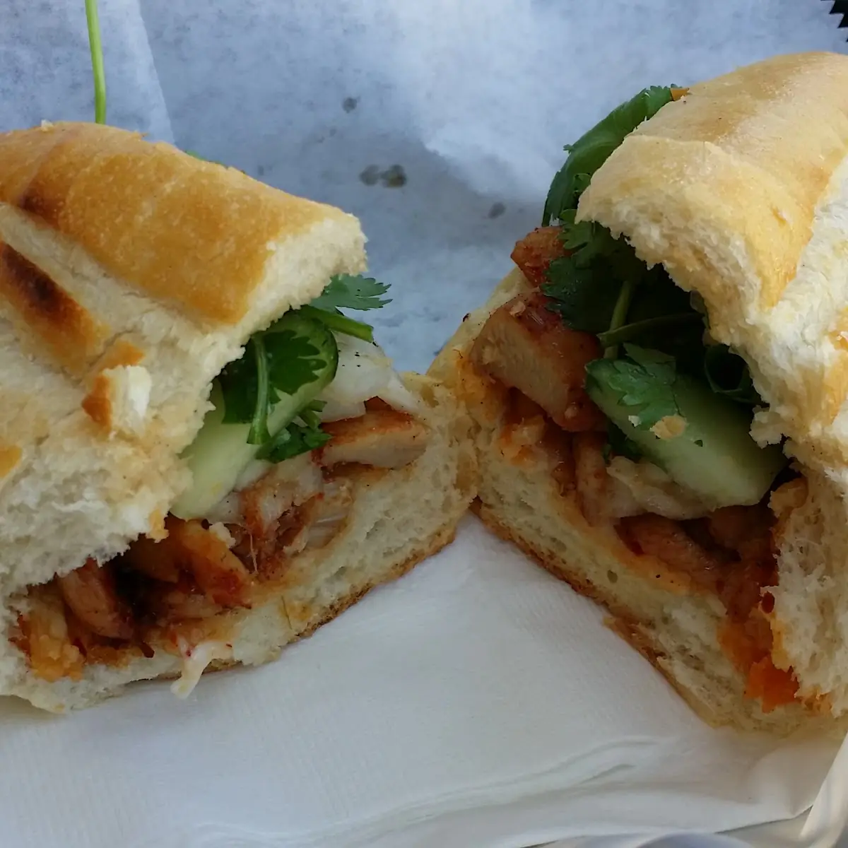 Lemon Grass Chicken Sandwich