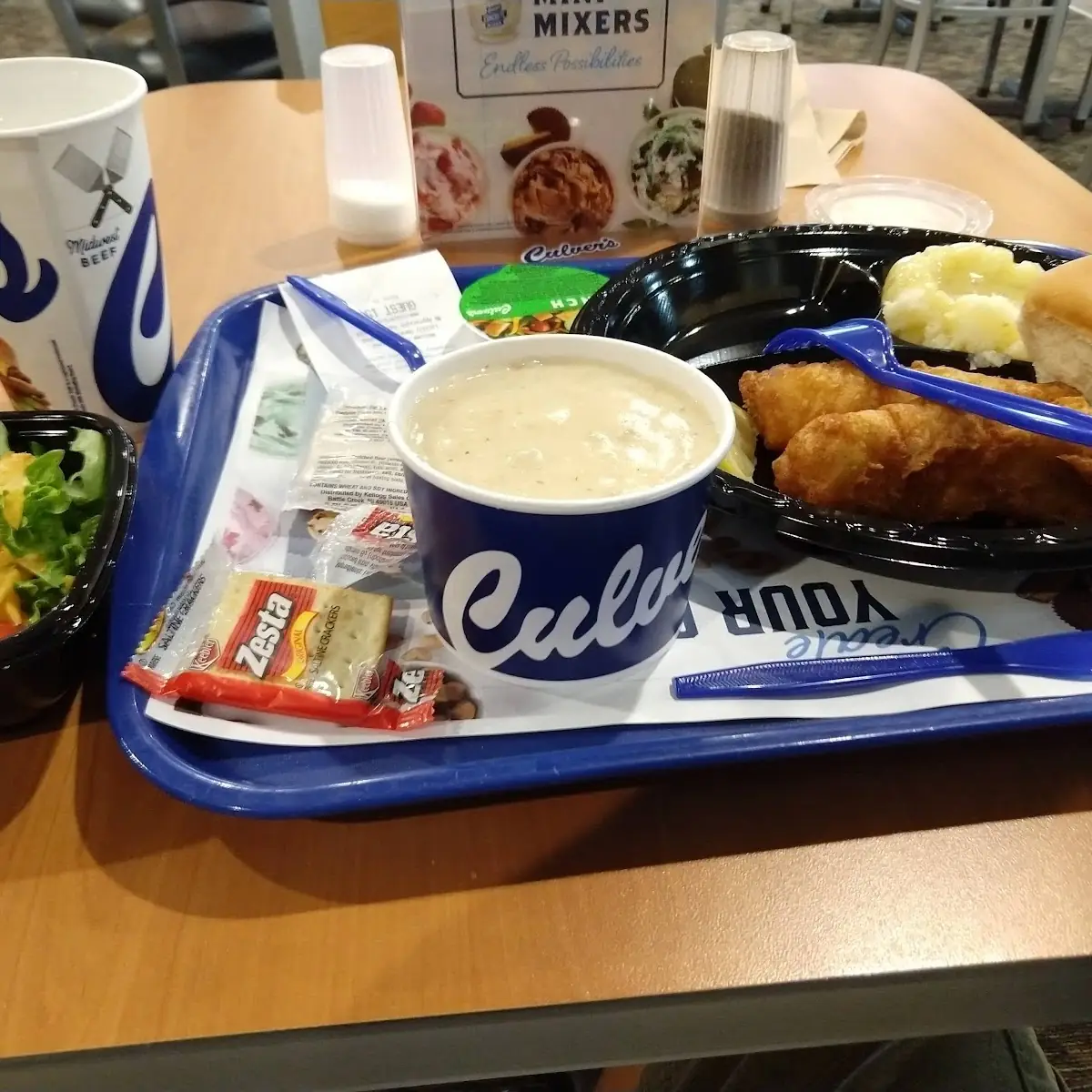 Fish Dinner Clam Chowder Soup