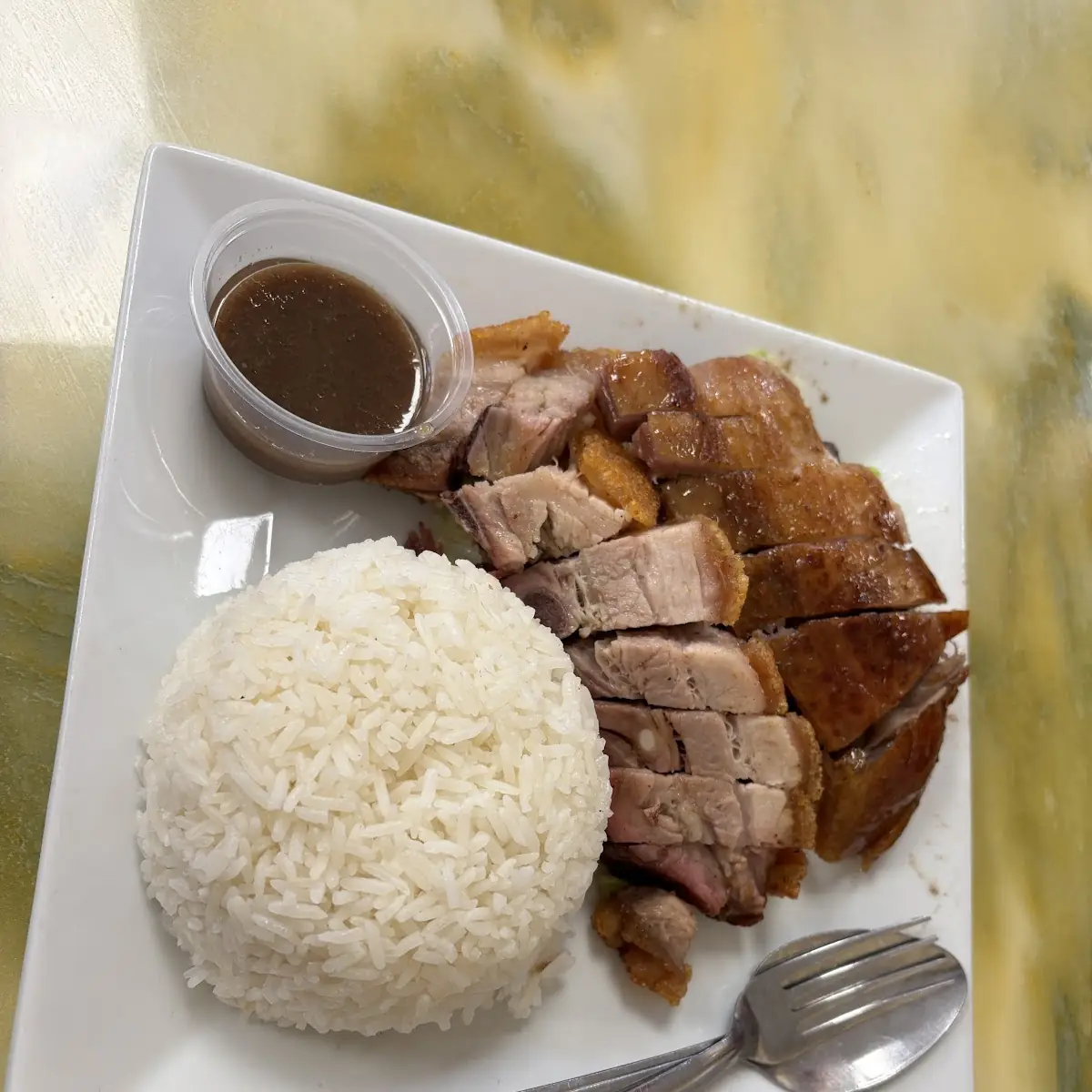 Roast Pork Rice Combo