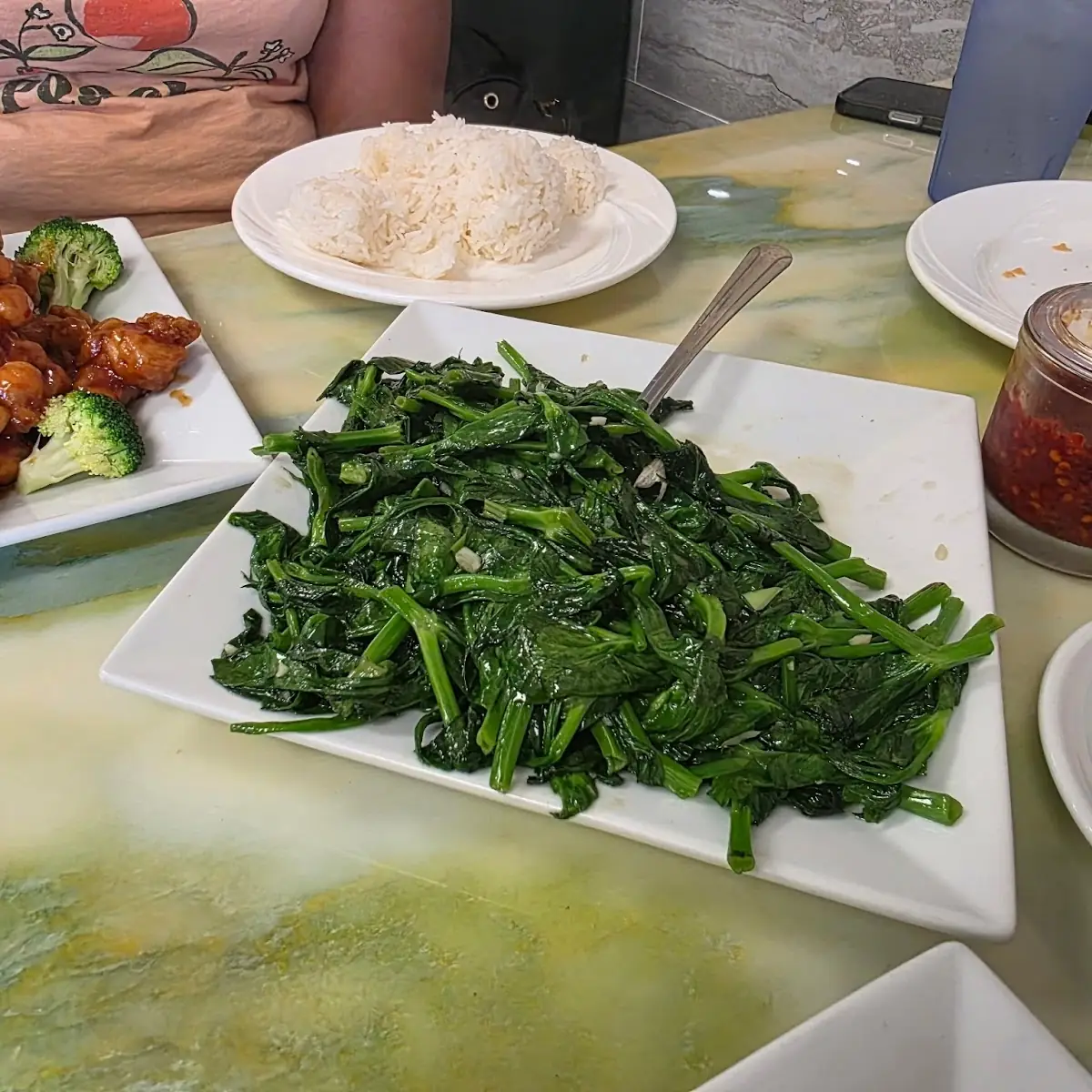 Snow Peas with Garlic Sauce