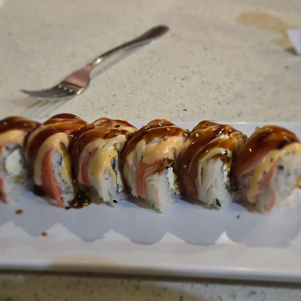 Sauce Sushi Roll