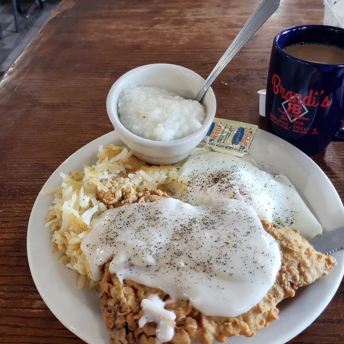 Country Fried Steak Breakfast