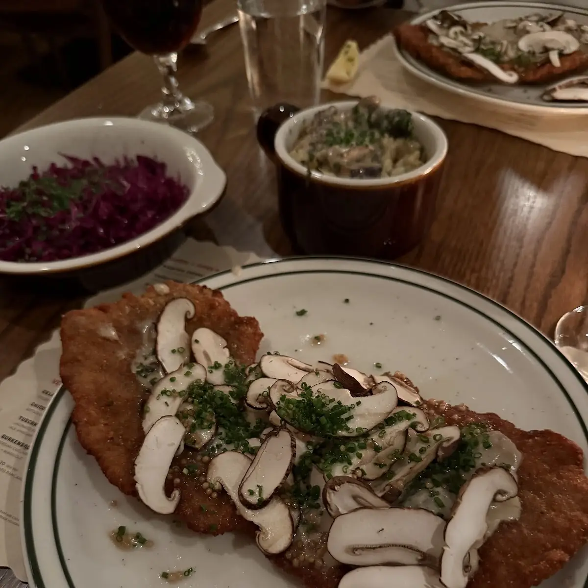 Pork Schnitzel with Spaetzle