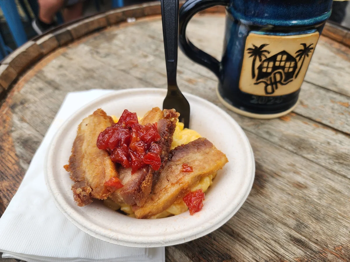 Mac and Cheese with Pork Belly