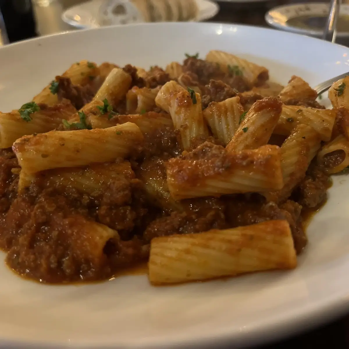Rigatoni Bolognese