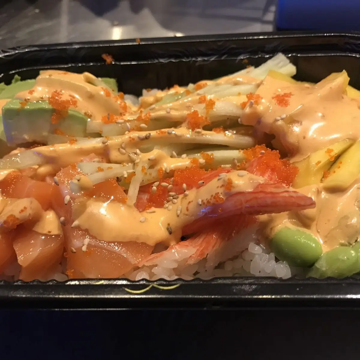 Mango Shrimp Bento Box Lunch Special