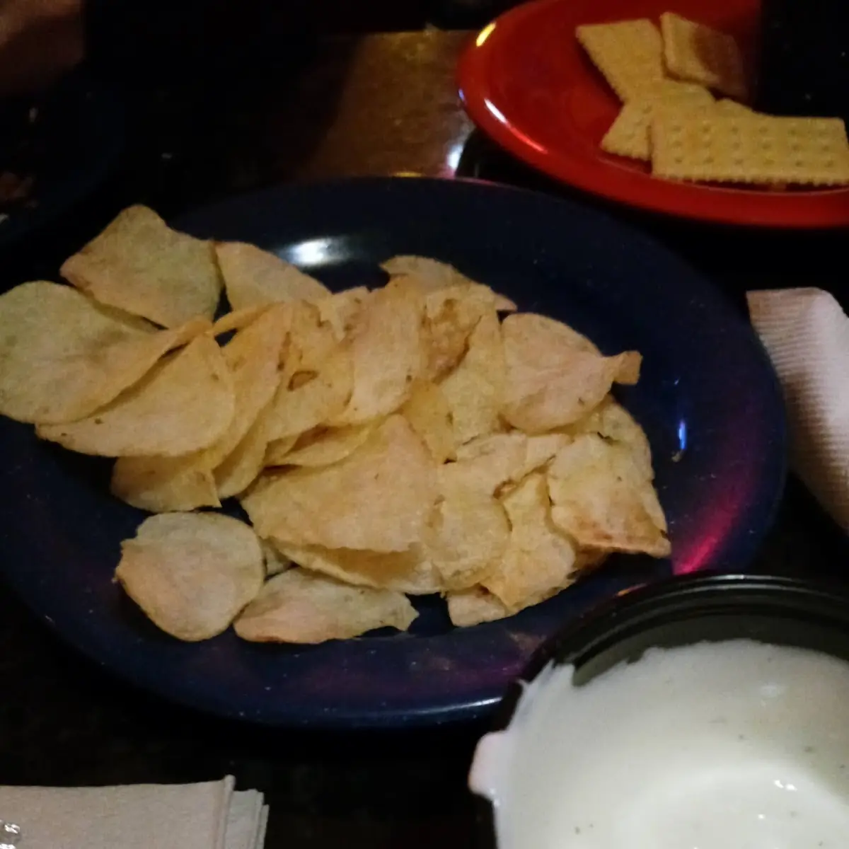Chips and Ranch Dipping Sauce