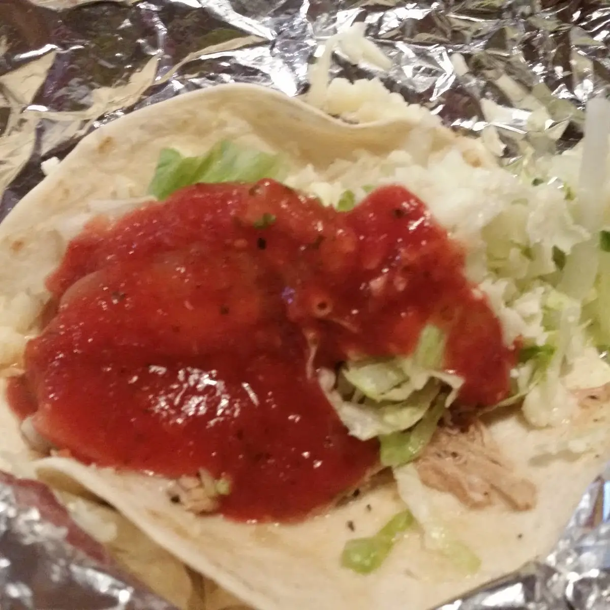 Soft Shell Chicken Taco