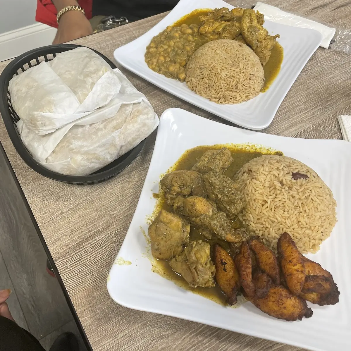 Curry Chicken Rice & Peas