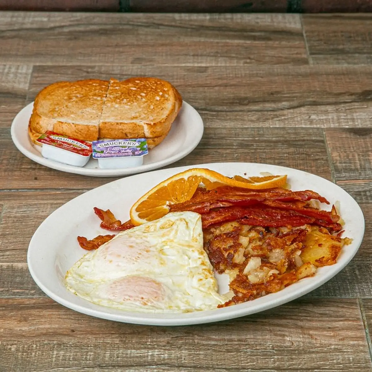 Two Eggs Bacon or Sausage Links