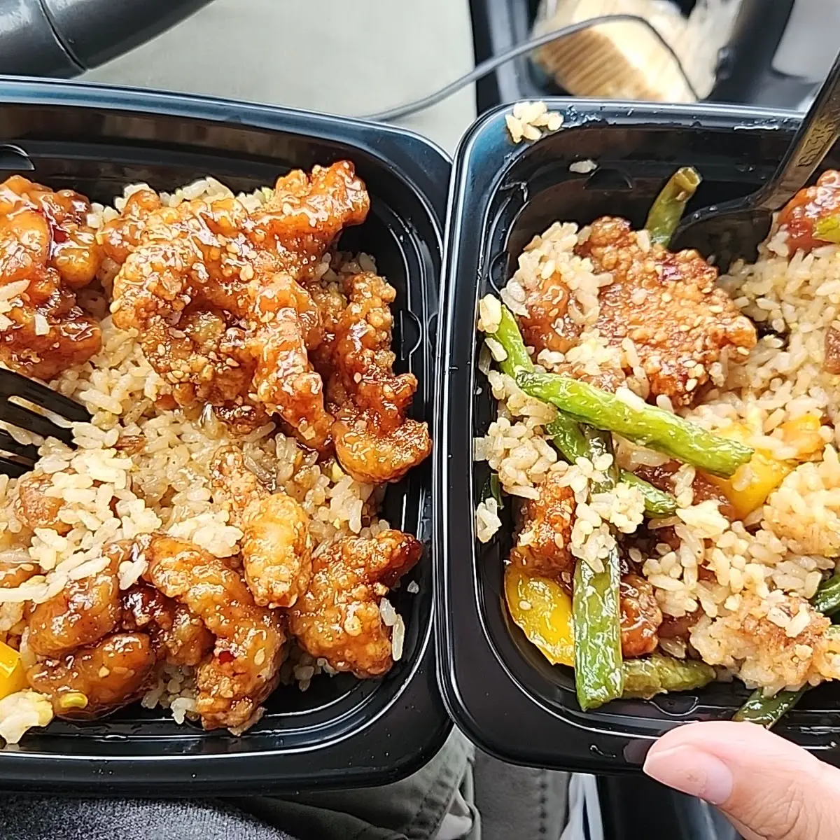 Honey Sesame Chicken Fried Rice