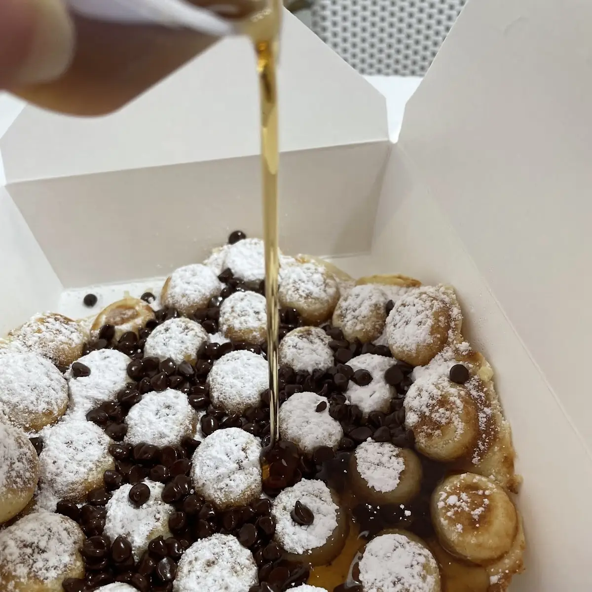 Chocolate Chip Egg Waffle
