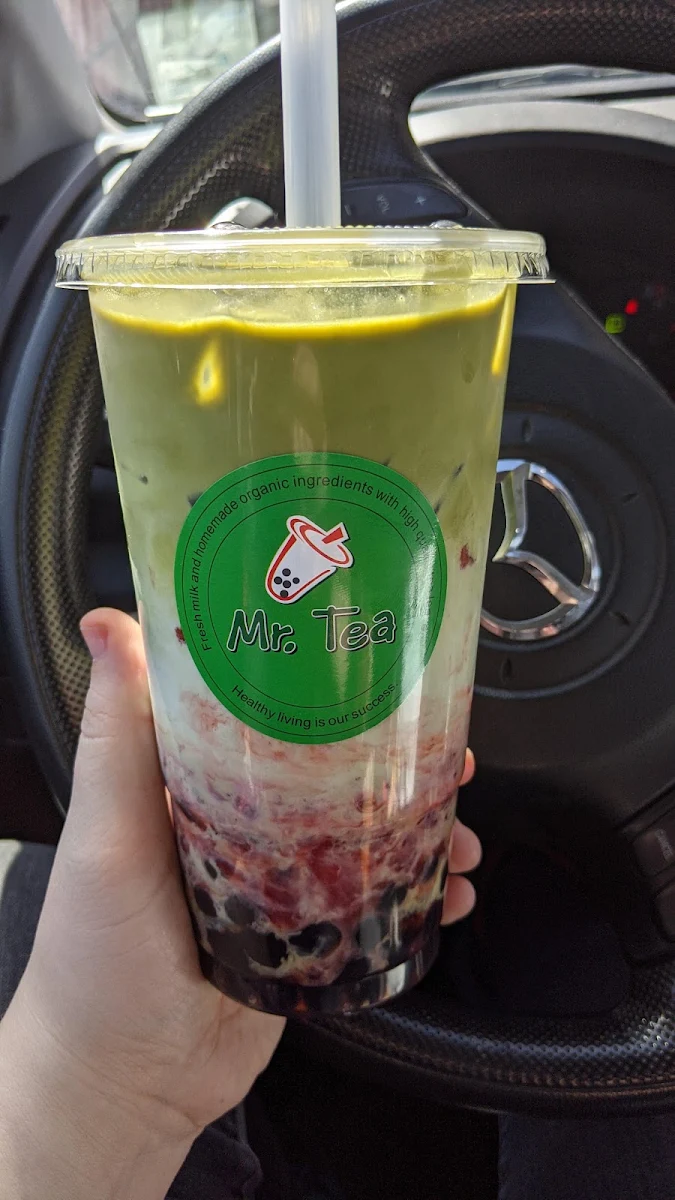 Strawberry Matcha Latte