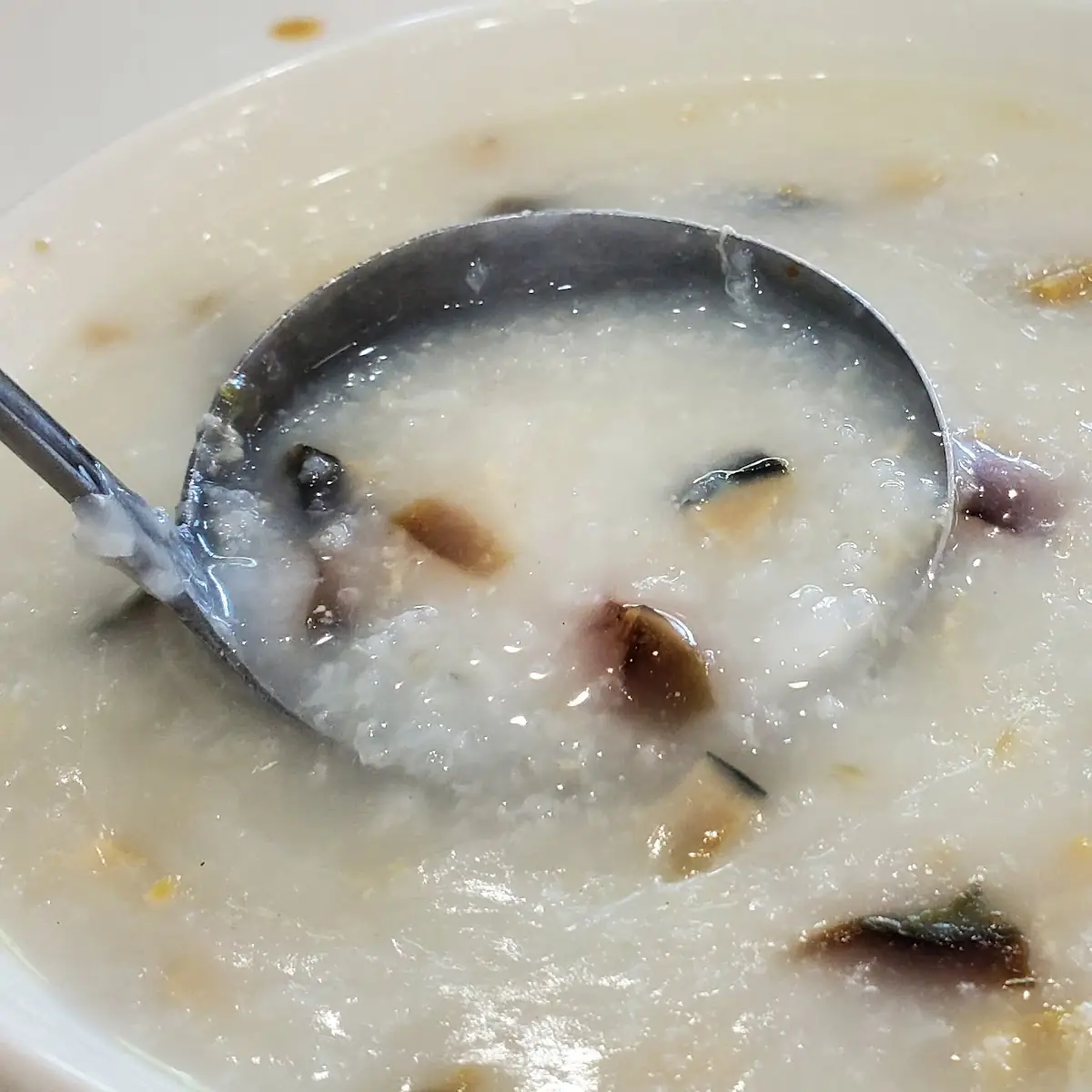 Preserved Egg Congee with Ground Pork