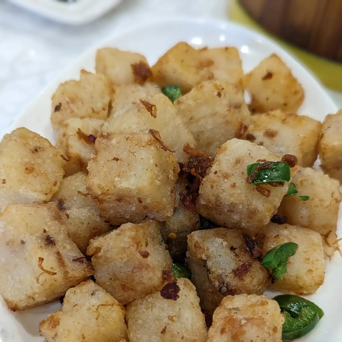 XO Sauce and Fried Tofu