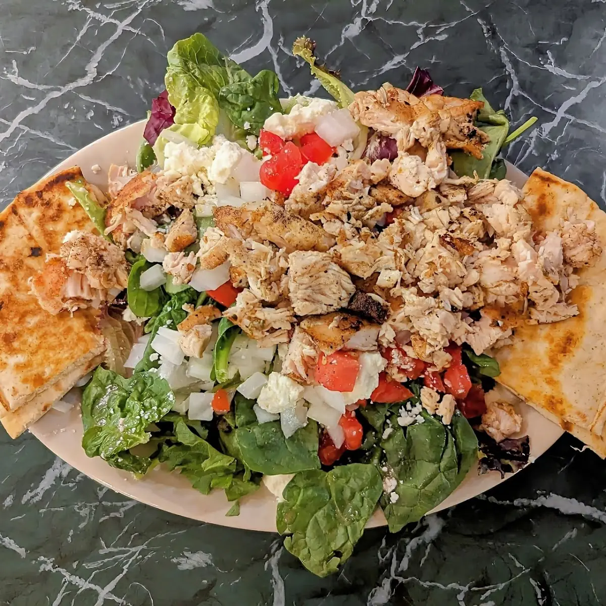 Mediterranean Grilled Chicken Salad
