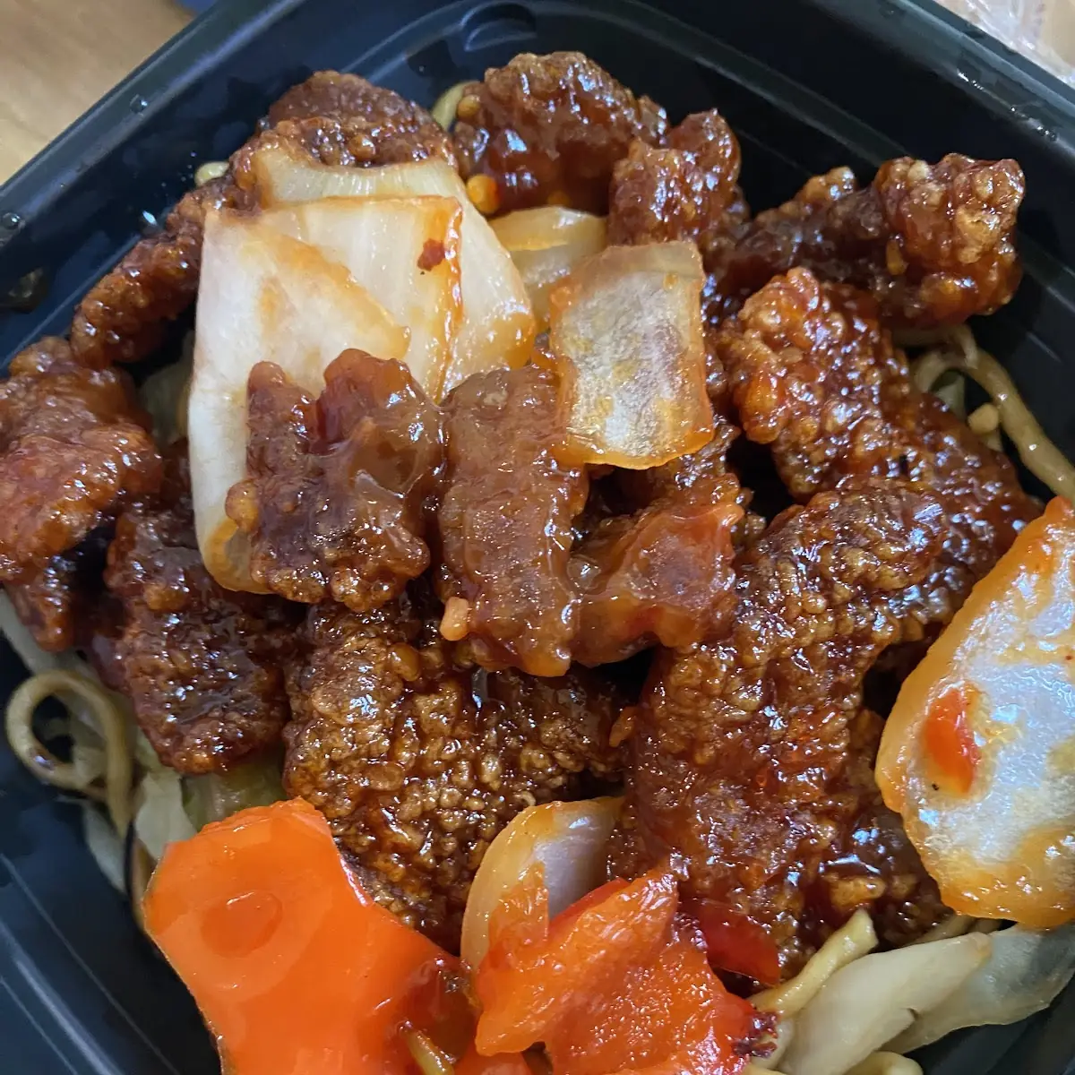 Spicy Beef Chow Mein Noodles