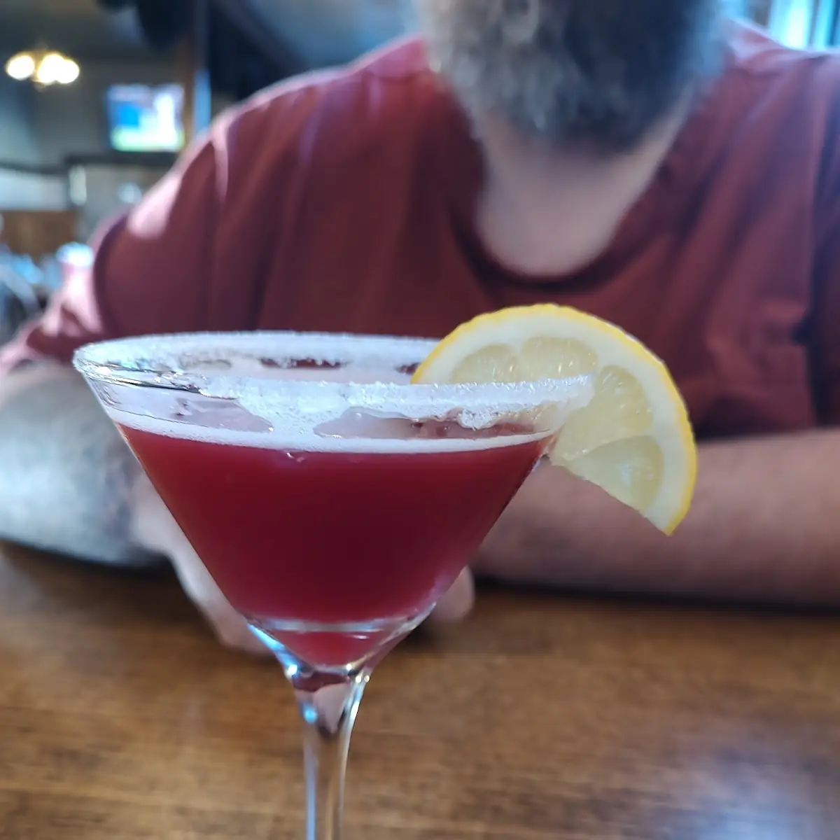 Marionberry Lemon Drop Martini