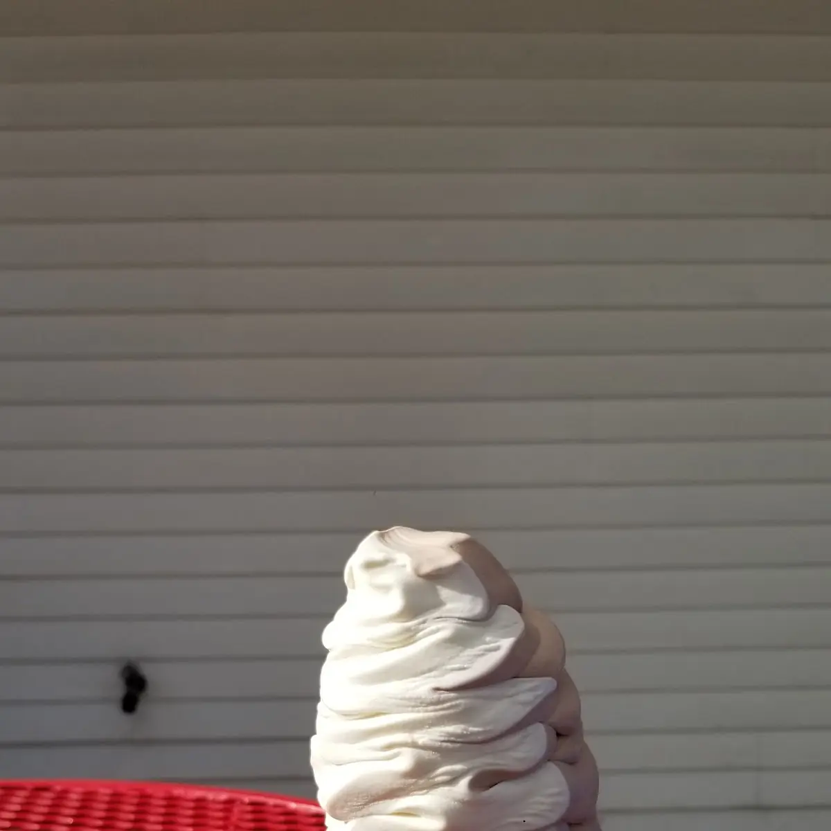 World's Largest Chocolate-Vanilla Twist Cone