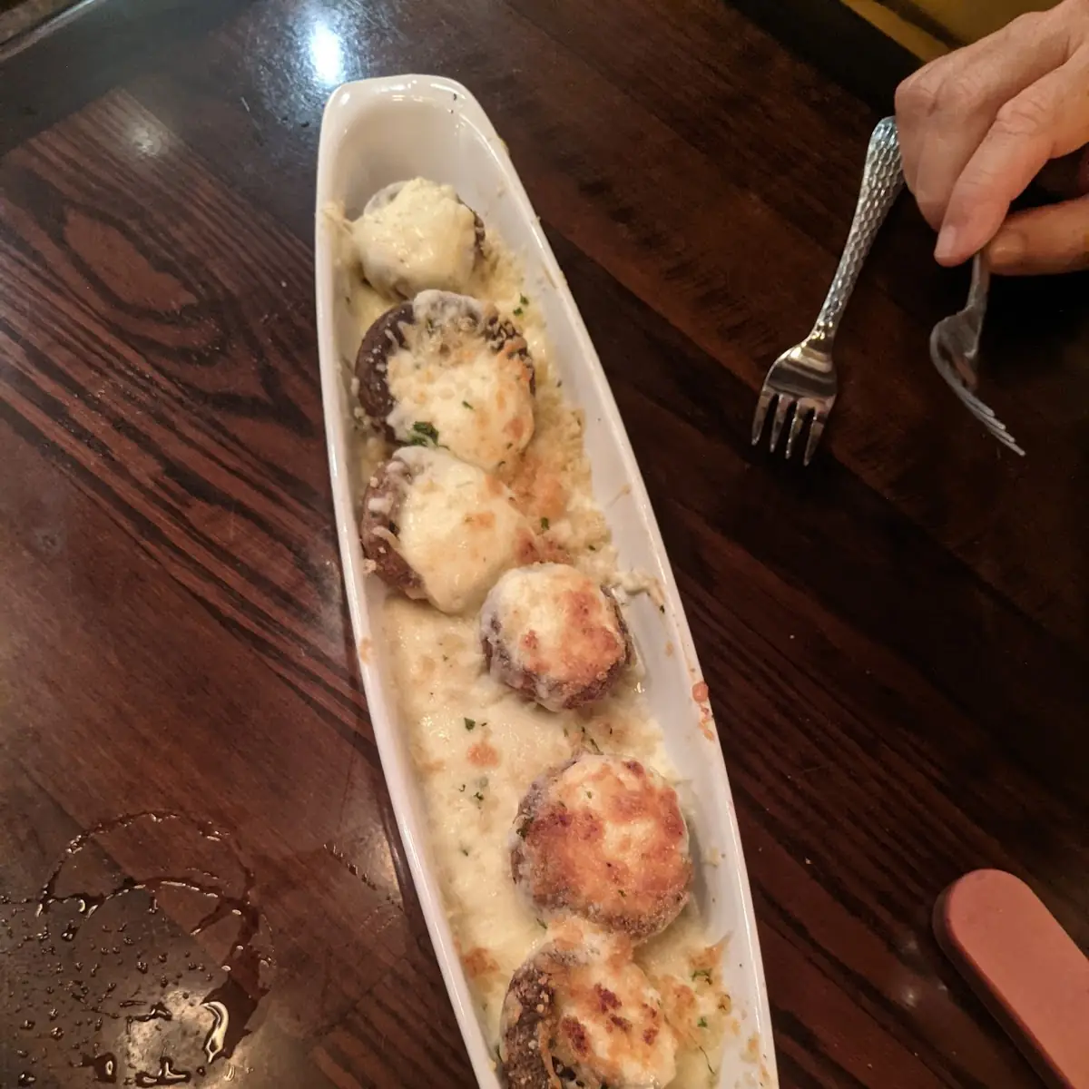 White Cheddar Stuffed Mushrooms