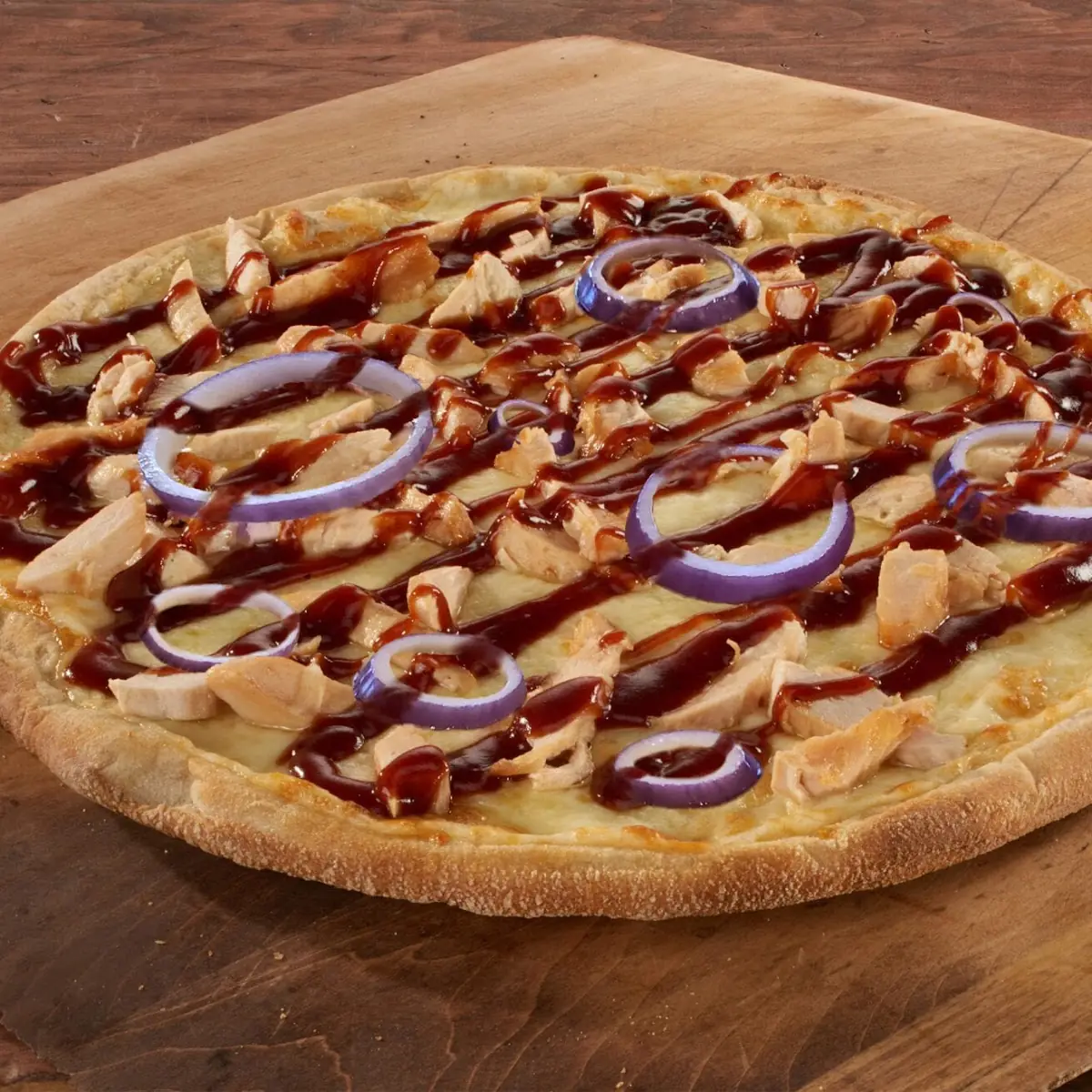 Barbecue Onion Chicken Pizza