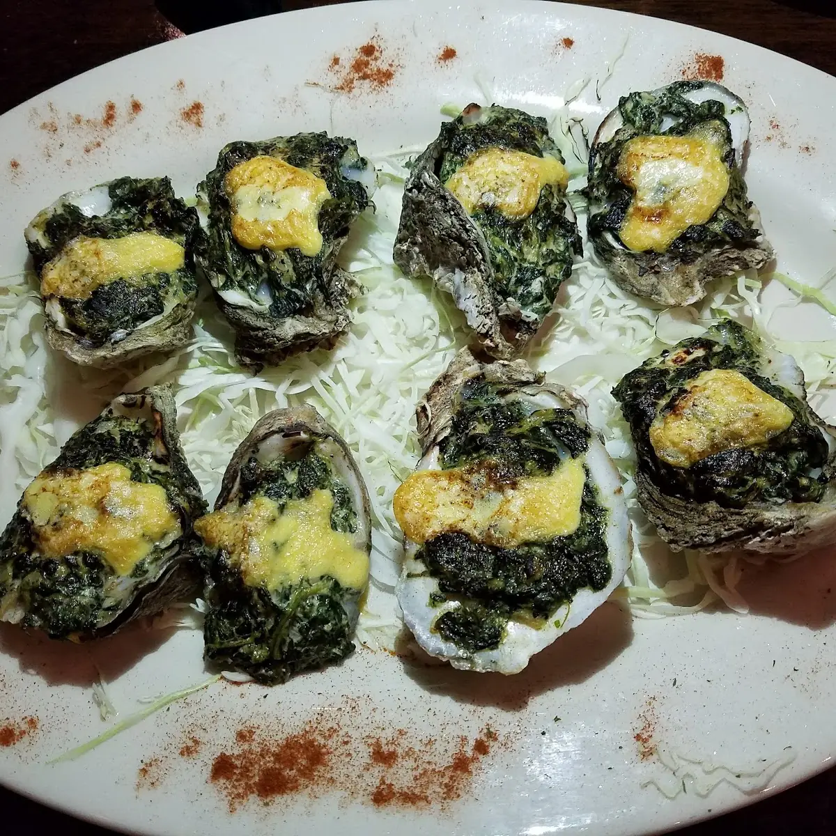 Oysters Rockefeller