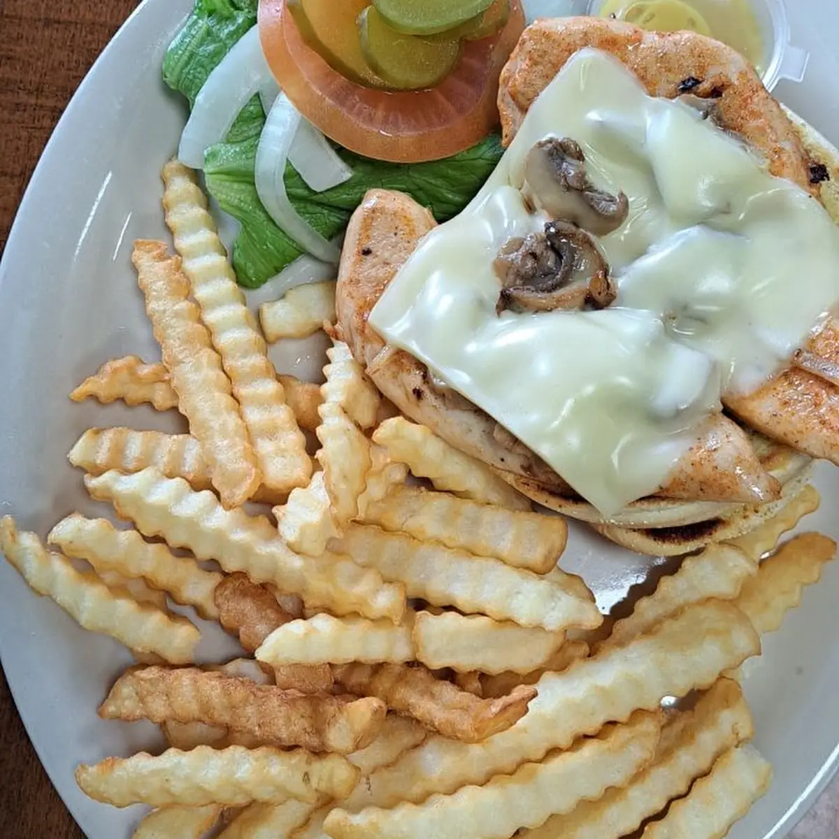 Mushroom Swiss Plate