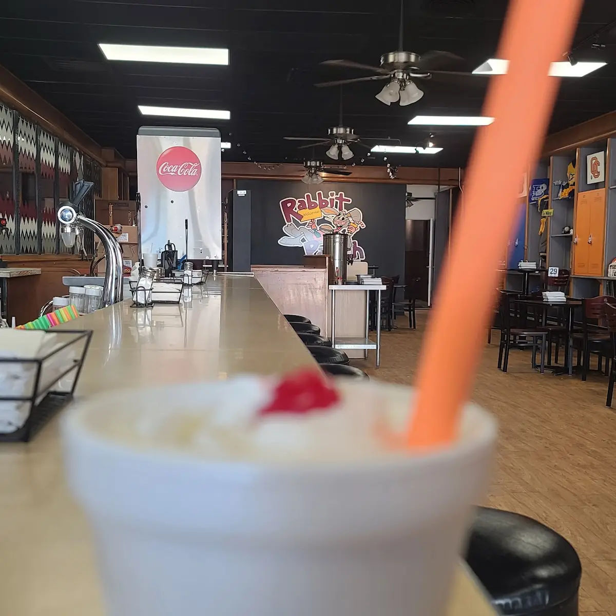 Half Vanilla Half Peanut Butter Shake