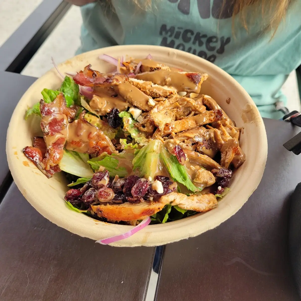 Organic Chicken Fresh-Cut Salad Apple and Bacon Style