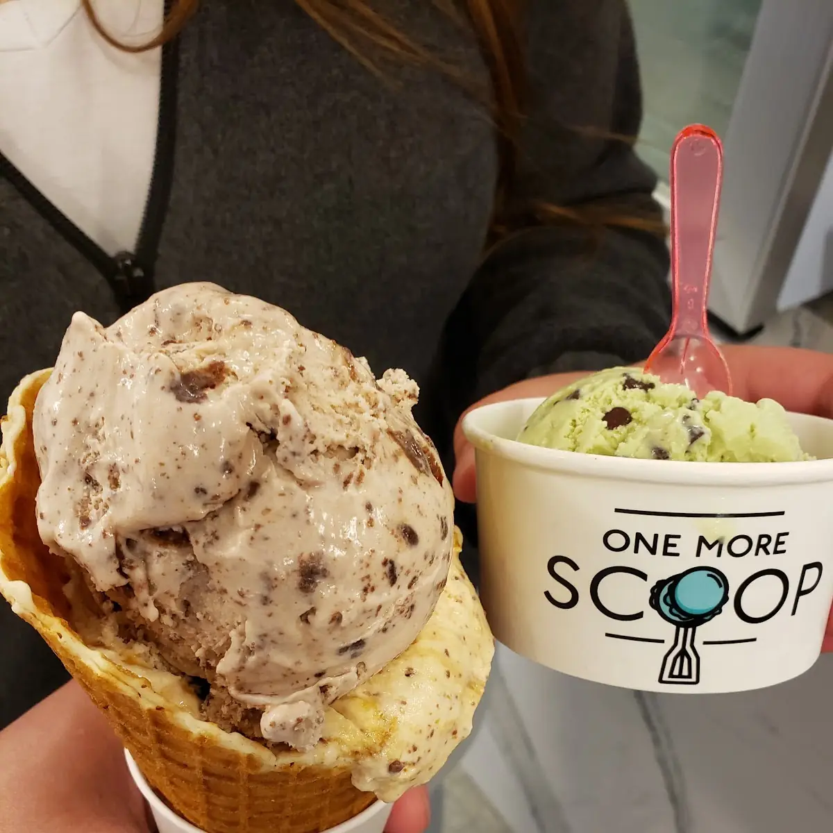 Salted Caramel and Mint Chocolate Chip