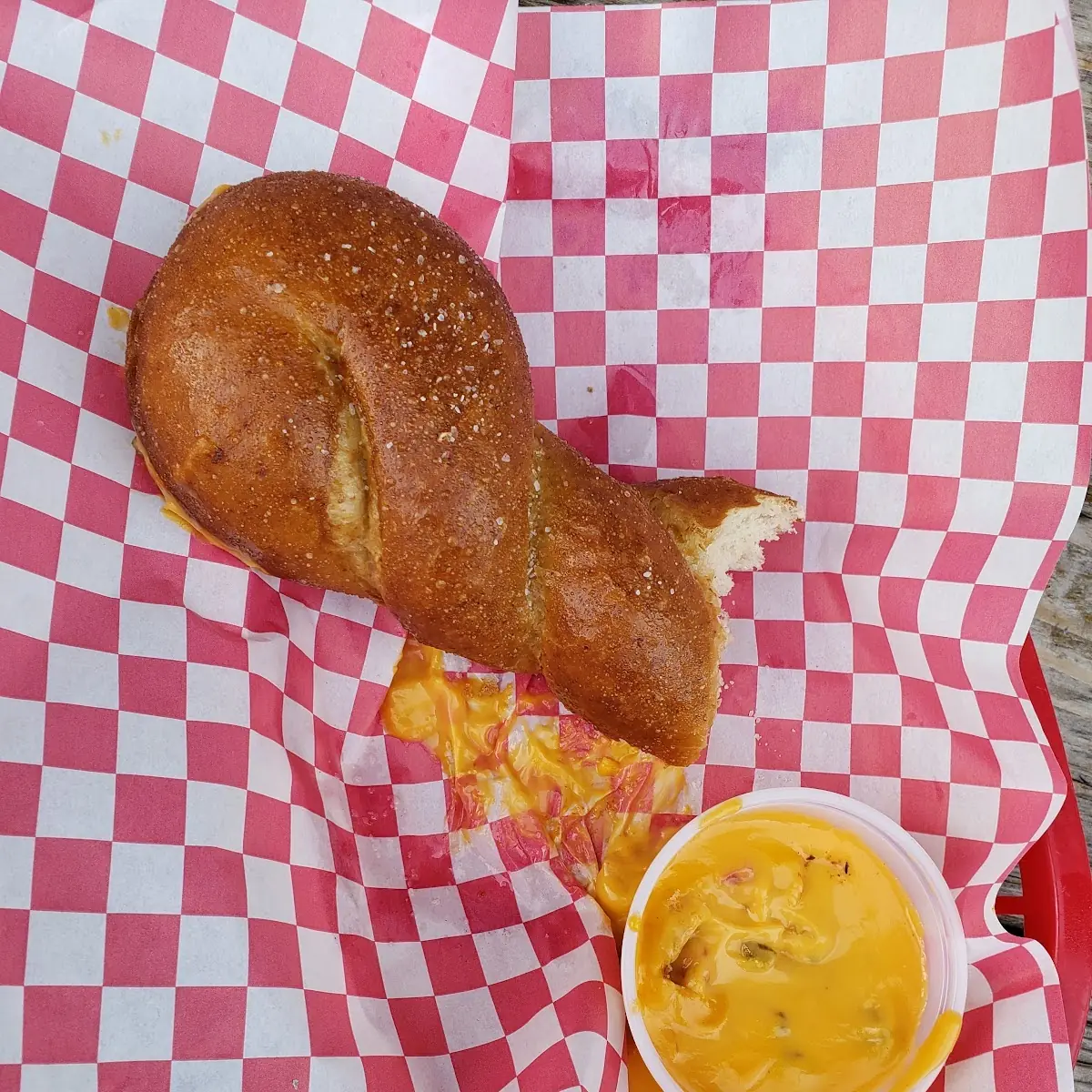 Pretzel and Cheese Sauce