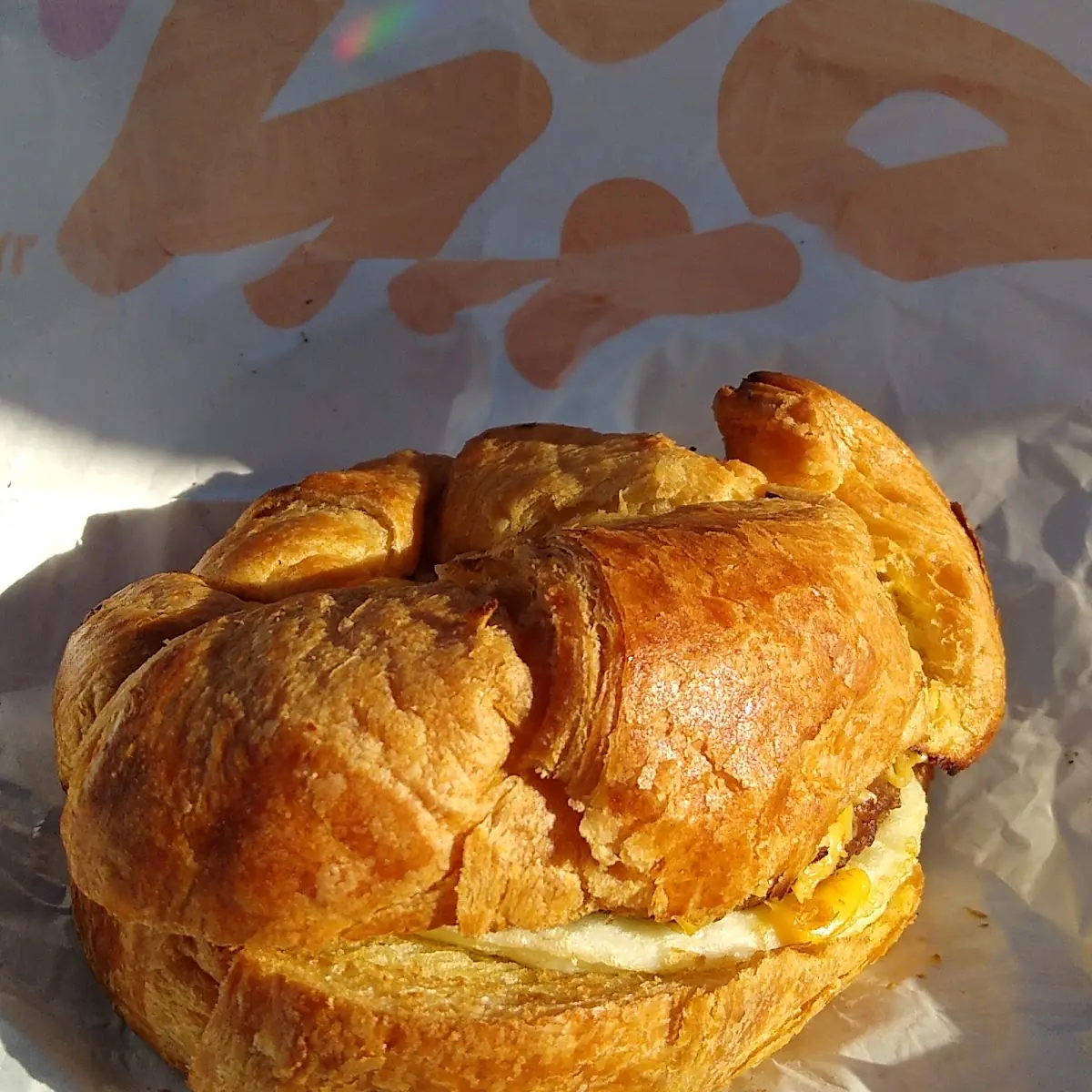 Sausage Egg and Cheese Croissant