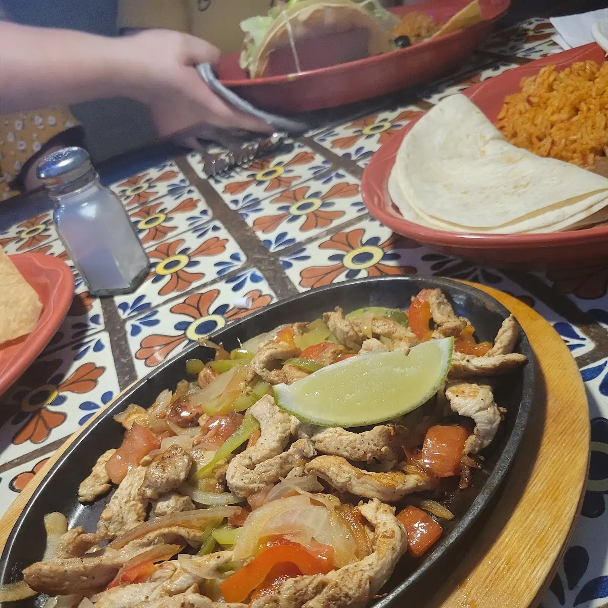 Steak or White Meat Chicken Fajitas