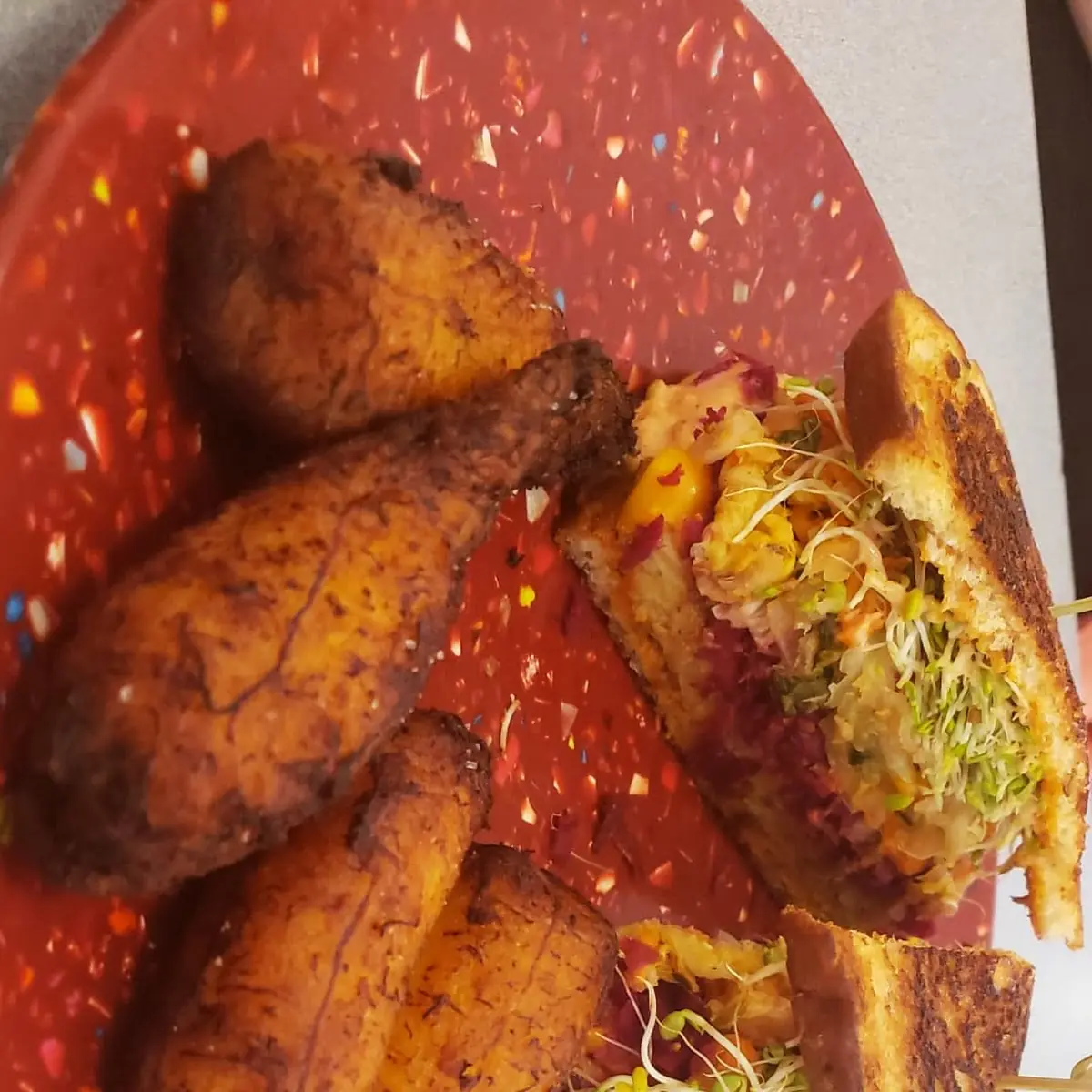Fried Plantains Jerk Sauce