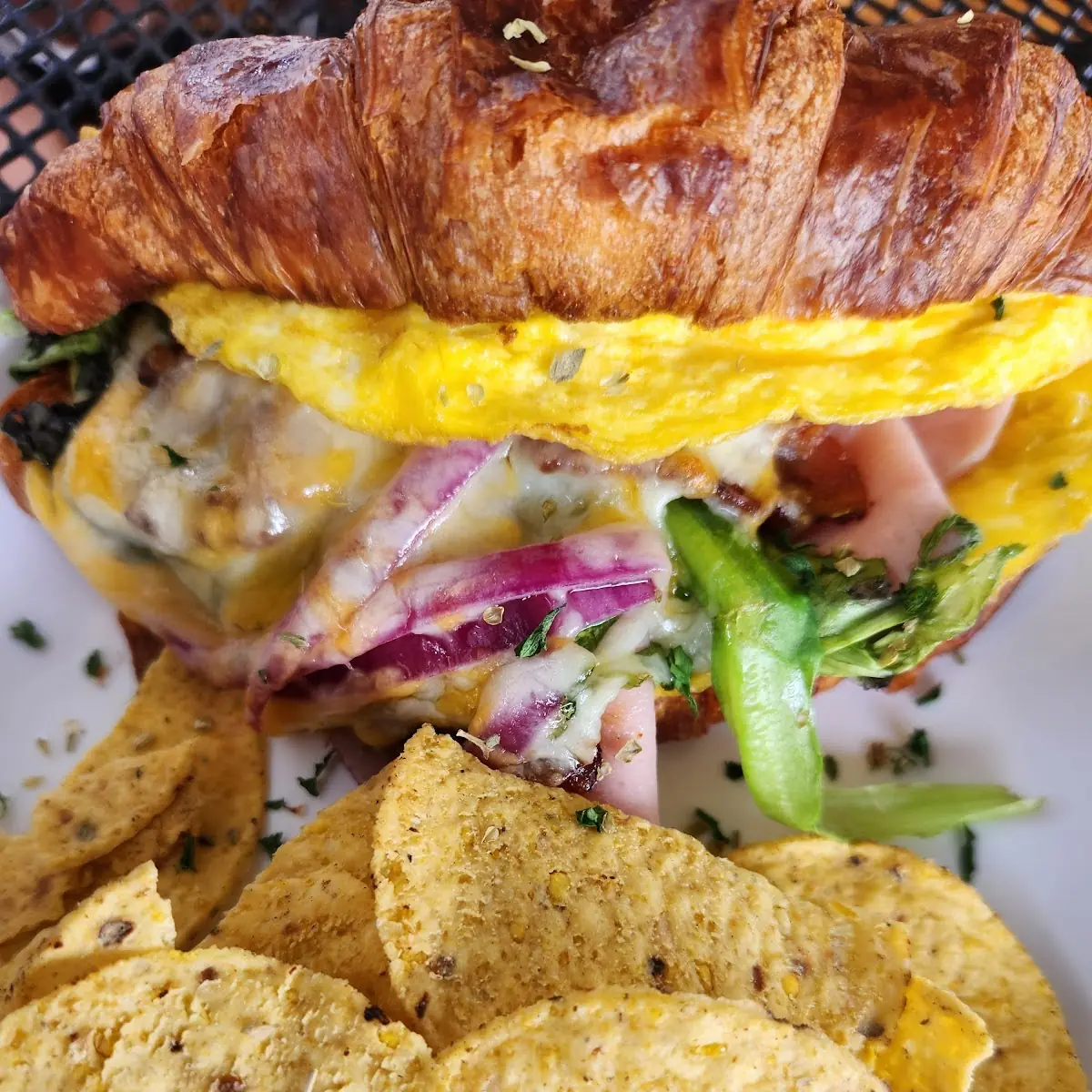 Croissant Omelette